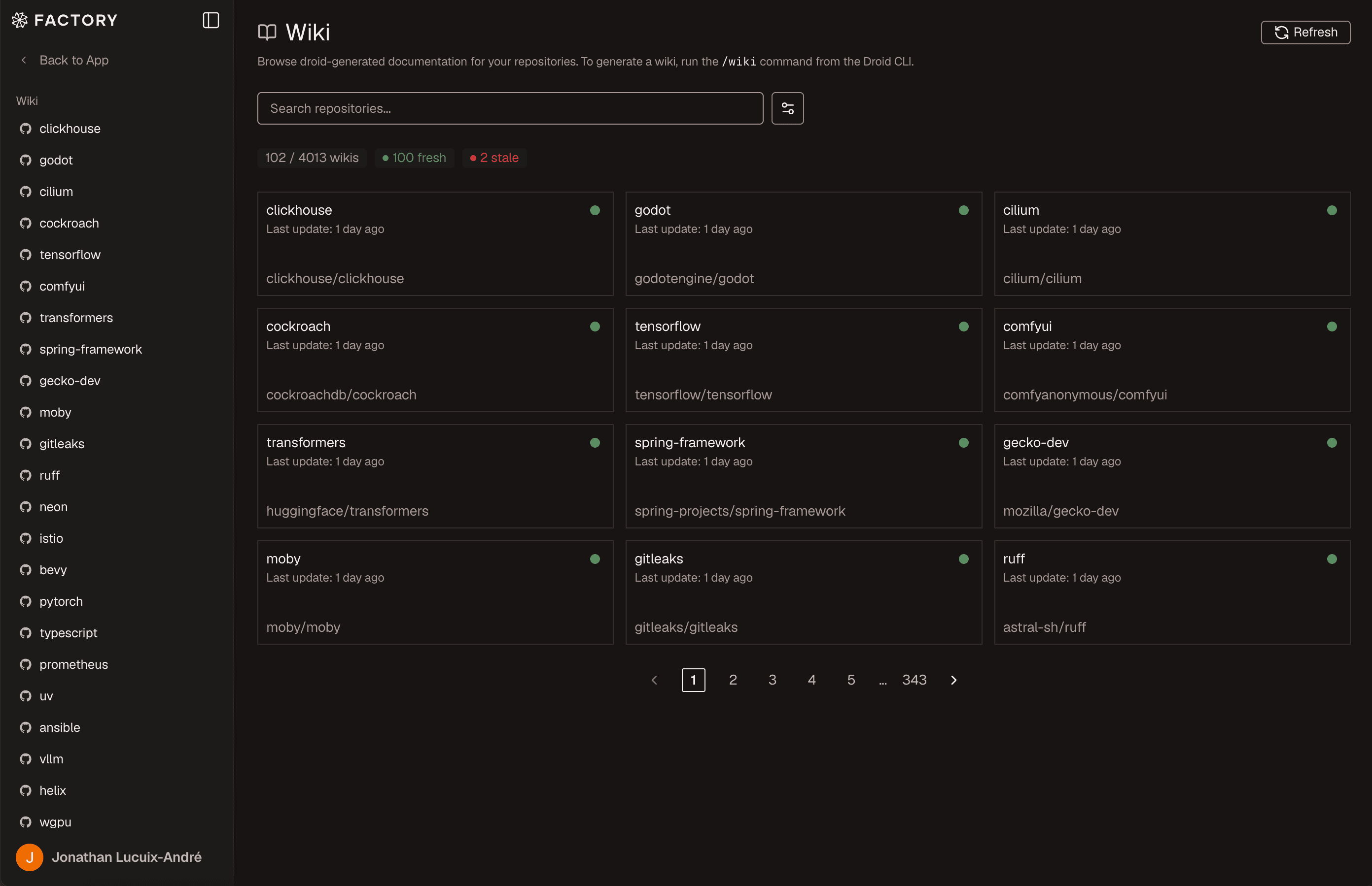 Browse wikis
